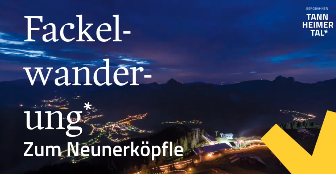 Fackelwanderung am Neunerköpfle, 31.08.2026